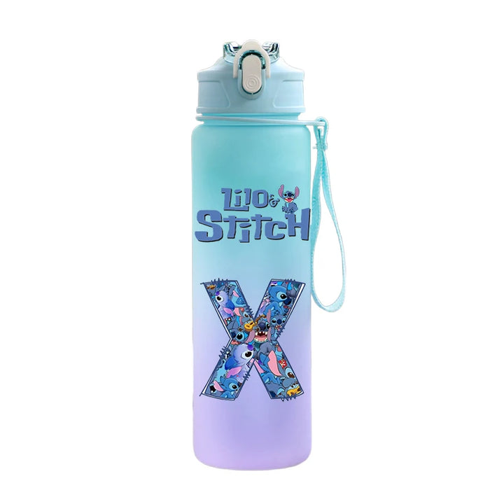 750ML Lilo & Stitch Cartoon Water Bottle – Portable Sport Cup for Kids