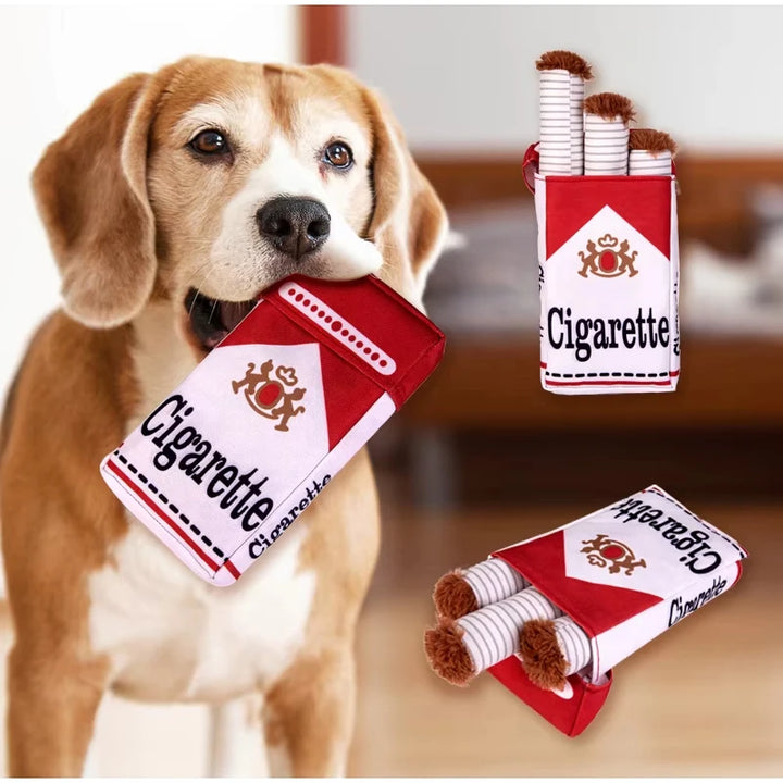 🐾 Cigarette Toy for Dogs – Funny Sounds, Chew & Training ✅
